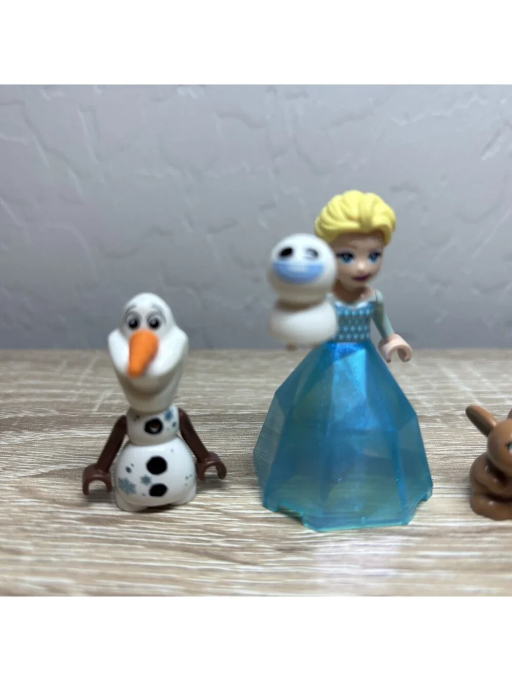 LEGO Disney Frozen Mini Doll Figure Lot Elsa Olaf Anna Snowgie Reindeer Minifigs
